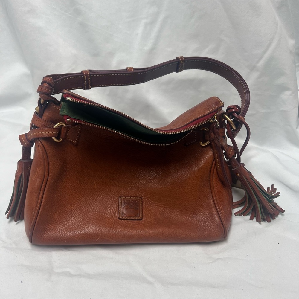Dooney & Bourke Brown Leather Shoulder Bag